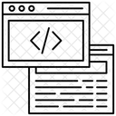 Codage Web Developpement Web Analyse De Donnees Icône