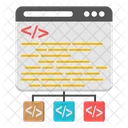 Codage Web Programmation Web Developpement De Logiciels Icône