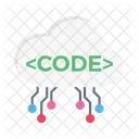 Cloud Computing Coding Code Cloud Icon