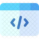 Code Coding Web Icon