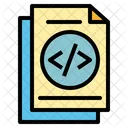 Code Coding Html Interface Binary Code Document Icon