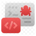 Code Bug Virus Icon
