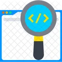 Search Code Find Code Code Checking Icon