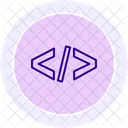 Code Arrow Color Circle Icon Icon