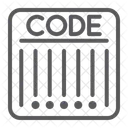 Code à barre  Icône