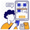 Code Barres Dachat Code QR Code De Prix Icon
