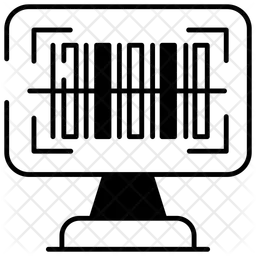 Code à barres en ligne  Icône