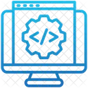 Code Base Software Development Icon