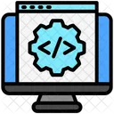Code Base Software Development Icon