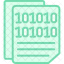 Code Binaire Duotone Line Icon Icon
