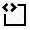 コード、ブロック、ソース アイコン