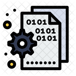 Code Block Icon - Download in Colored Outline Style