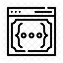 Code brackets  Icon