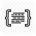 Code Brackets Letters Icon