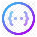 Cercle De Code Icône