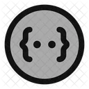 Cercle De Code Icône