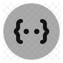 Cercle De Code Icône