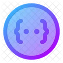 Cercle De Code Icône