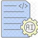 Code Datei AI Symbol