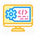 Working Code Computer Icon