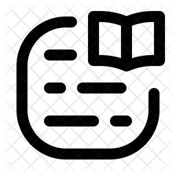 Code documentation Icon - Download in Line Style