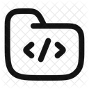 Dossier Code Code Codage Icône