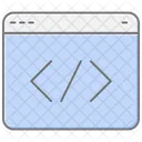 Code Editor Lineal Color Icon 아이콘