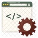 Code Development Code Engineering Programming Language Icon