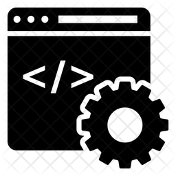 Code Engineering Icon - Download in Glyph Style