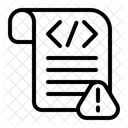 Erreur de code  Icône