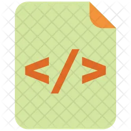Code file Icon - Download in Flat Style