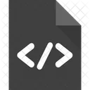 Code File Black File Document Icon