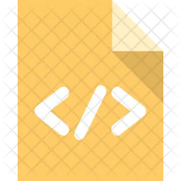 Code file-yellow  Icon