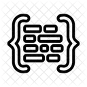 Code Brackets Letters Icon