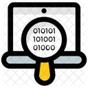 Binary Code Focus Icon