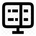 Moniteur De Code Icône