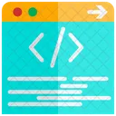 Code Programming Flat Icon  Icon