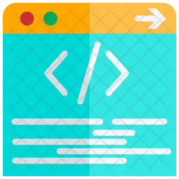 Code Programming Flat Icon  Icon