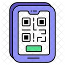 Code QR Scan Shopping Icône