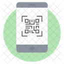 Code Mobile Qr Mobile Code A Barres Icon