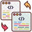 Code Refactoring Reconstructing Code Improving Code Icon