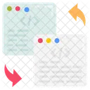 Code Refactoring Reconstructing Code Improving Code 아이콘