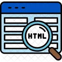 Code Review Programming Coding Reveiw View Loupe Magnifying Glass Audit Code Audit Icon