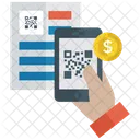 Code Scanning Bill Invoice Qr Code Scanner Icon