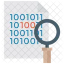 Code Search Binary Code With Magnifier Exploring Icon