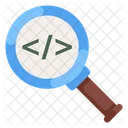 Code Search Code Exploring Data Search Icon