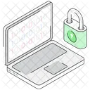 Code Securise Codage Binaire Ordinateur Portable Icône