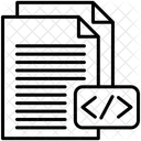 Code Source Programmation Web Electronique Icône