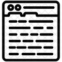 Source Page Code Icône