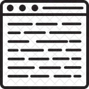 Source Page Code Icône